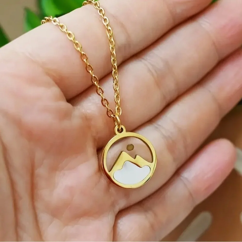 Christian Necklace - With the faith of a mustard seed you can move a mountain.